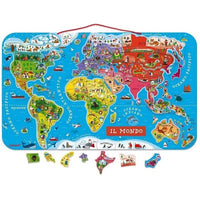 Puzzle magnetico mondo Janod Janod - Petrini