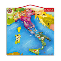 Mappa d'Italia magnetica Janod