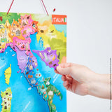Mappa d'Italia magnetica Janod