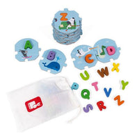 Puzzle Imparo l'Alfabeto Janod Janod - Petrini