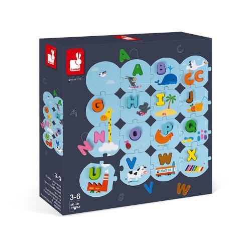 Puzzle Imparo l'Alfabeto Janod Janod - Petrini
